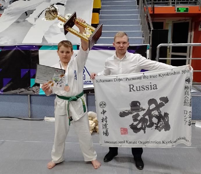 Каратист Хабарского района Александр Дегтярёв занял 3 место на турнире в Кемерово