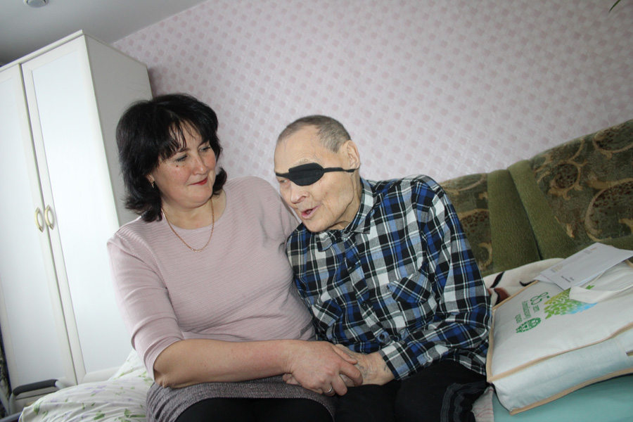 Михаил Степанович Полулях из Утянки принимал поздравления со 100-летием