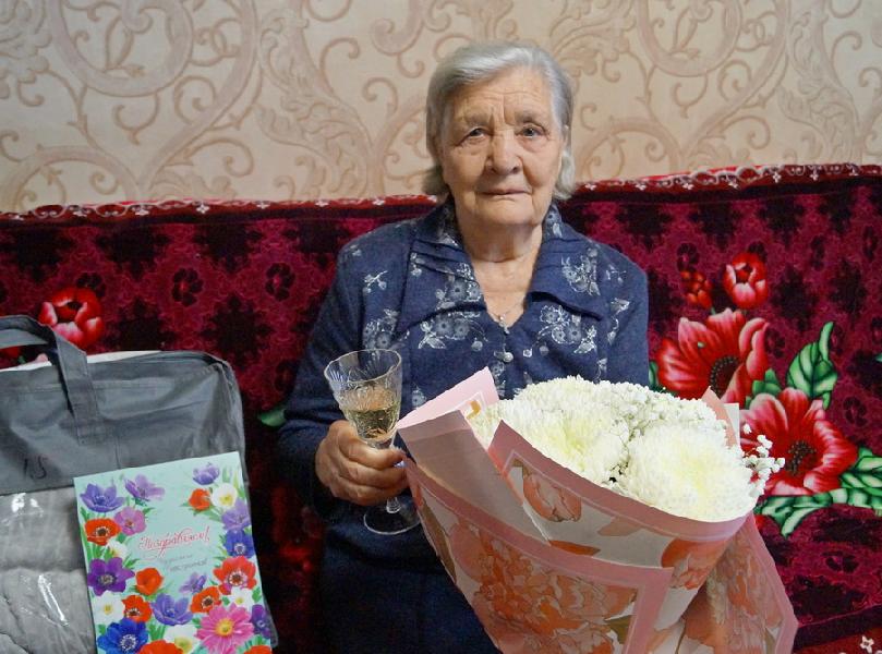Екатерина Яковлевна Васильченко из Мичуринского отмечает 90-летний юбилей!