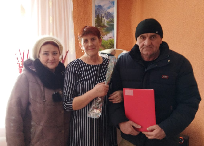 Поздравления принимали женщины с территории Зятьково-Реченского сельсовета