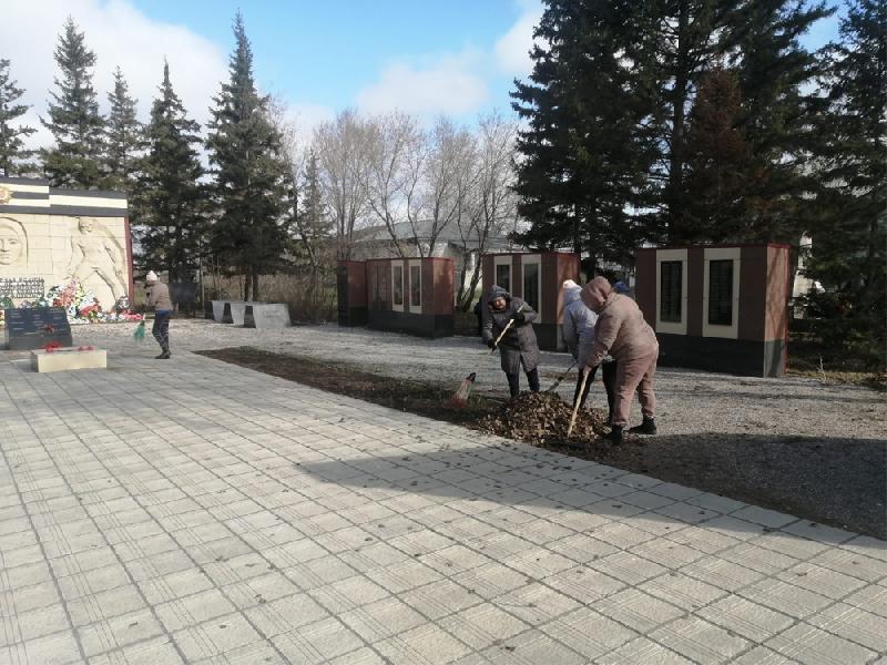 В Хабарах подготовили Мемориал к празднику