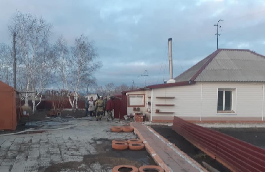 Небольшой пожар случился в Хабарах
