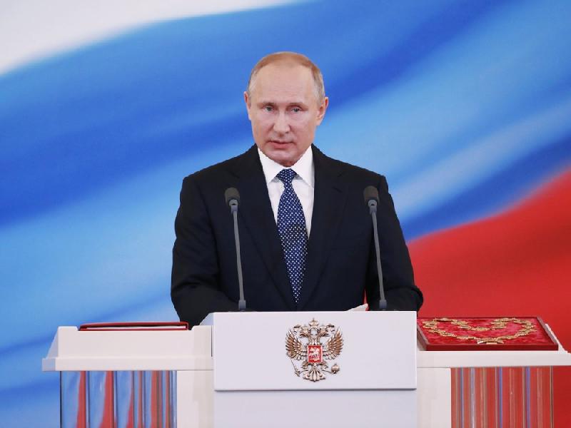 Владимир Путин в пятый раз вступит в должность президента России