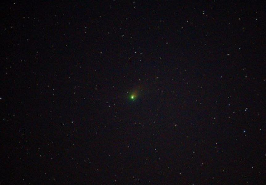 Барнаульский фотограф запечатлел комету ZTF, которая последний раз пролетала над Землёй 50 тысяч лет назад