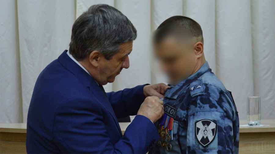 Алтайским росгвадейцам-участникам СВО вручены госнаграды